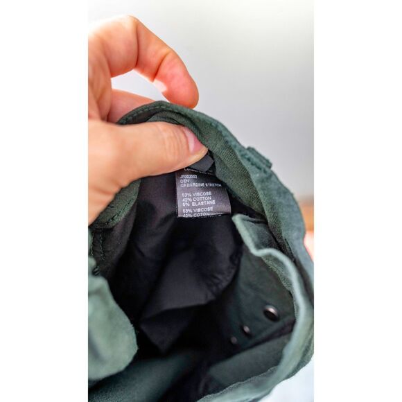 Joseph Gabardine Stretch High Rise Button Fly Straight Leg Trouser Pants Size 6 - Picture 5 of 13